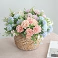thumbnail image 1 of Yesbay Simulation Flower Fadeless Widely Applied 7 Heads Carnations Artificial Flowers for Mother's Day,Purple, 1 of 8