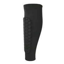 Yesbay Soccer Shin Guard Sleeves Calf Compression Sleeve with Honeycomb Pads Leg Protection Shin Pad for and Adults Soccer Football Sports