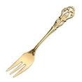 thumbnail image 1 of Yesbay Spoon Polished Vintage Style Stainless Steel Creative Drinking Cake Spoon Fork for Dessert, 1 of 8