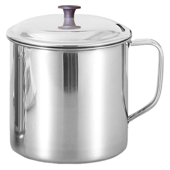 Yesbay Stainless Steel Cup with Lid Camping Coffee Mug Insulated Tea Cup for Travel Shatterproof Metal Juice Mug