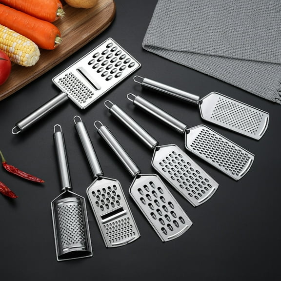 Yesbay Stainless Steel Lemon Zester Cheese Grater Heavy Duty Kitchen Tools for Parmesan Chocolate Garlic Fruits Vegetables Ginger Grater Vegetable Shredder