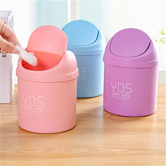 Yesbay Storage Bucket Wide Application Multi-use PP Desktop Storage Bin,Blue