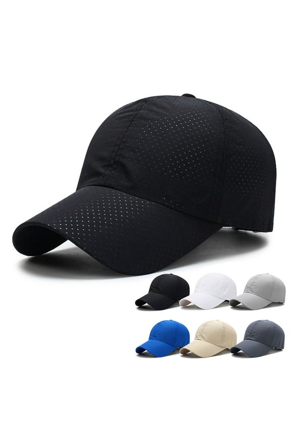 Summer Snapback Unisex Quick Dry Mesh Baseball Cap Outdoor Sun Hat,Baseball Cap