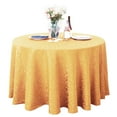 thumbnail image 1 of Yesbay Tablecloth Tear Resistant No Fading Polyester Washable Round Tablecloth for Kitchen,Golden Blonde, 1 of 8