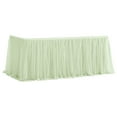 thumbnail image 1 of Yesbay Tulle Table Skirt for Rectangular Tables Wrinkle Free Table Cloth with Tutu Skirt Reusable Tablecloth, 1 of 8