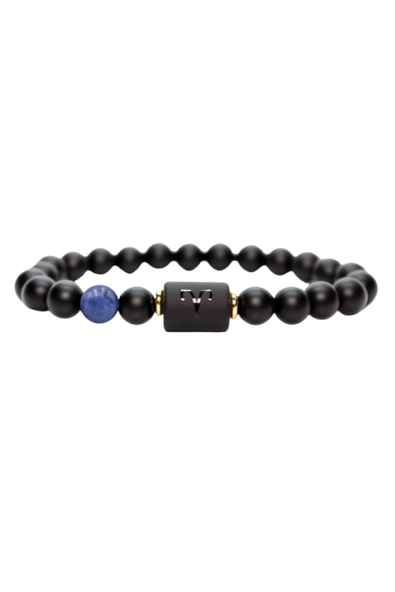 Unisex Constellation Bracelet Natural Agate Beads Elastic Strap Zodiac Star Sign Distance Friendship Prayer Blessing Bracelet Good Luck Wrist Jewelery Holiday Gift