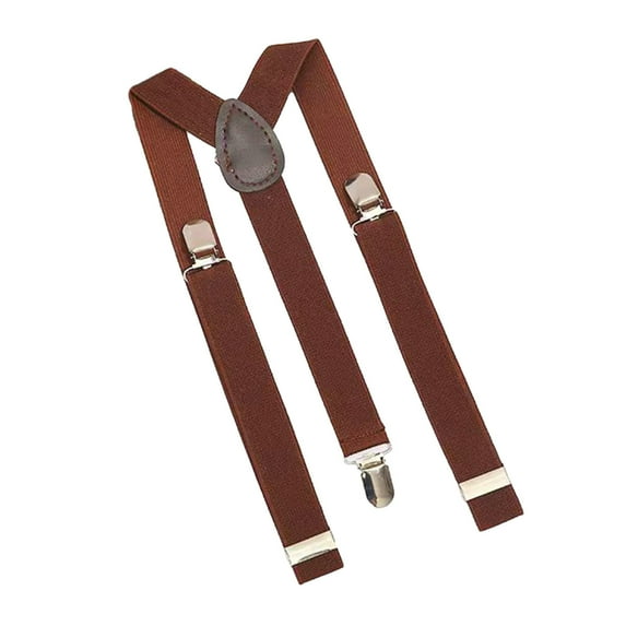 Yesbay Unisex Strap Suspenders Y-Back Braces Wedding Suit Adjustable Strap Party Daily Accessory