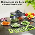thumbnail image 1 of Yesbay Vegetable Chopper 14-in-1 Kit Stainless Steel Onion Chopper with Container Veggie Cutter Kitchen Essential, 1 of 8