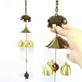 thumbnail image 1 of Yesbay Vintage Elephant Metal Wind Chimes Antirust Bell Hanging Window Balcony Decor,Wind Chimes, 1 of 7
