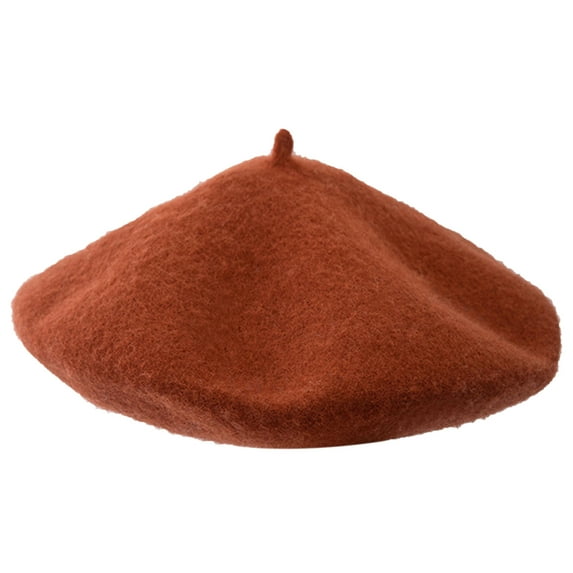 Yesbay Vintage Women Girl Autumn Winter Warm Woolen Beret Hat Cap Gift