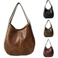 thumbnail image 1 of Yesbay Vintage Women Large Capacity Faux Leather Tote Shoulder Hobo Bag,Khaki, 1 of 8