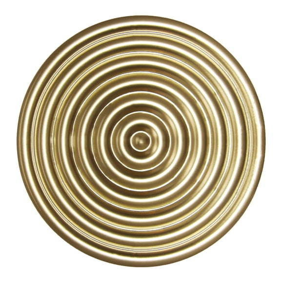 Yesbay Wall Hanging Creative Exquisite Golden Metal Round Wall Disc House Opening Gift