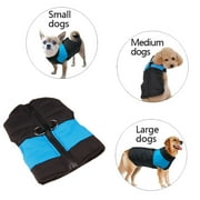 Yesbay Warm Pet Dog Puppy Waterproof Clothes Zipper Jacket Winter Vest Wadded Coat,Red