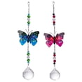 thumbnail image 1 of Yesbay Window Decorative Sun Catchers Prisms Butterfly Hanging Crystal Pendant Decor,Blue, 1 of 6