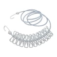 thumbnail image 1 of Yesbay Windproof Outdoor Clothesline Hanger Travel Laundry Drying Rope with 12 Clips,White, 1 of 7