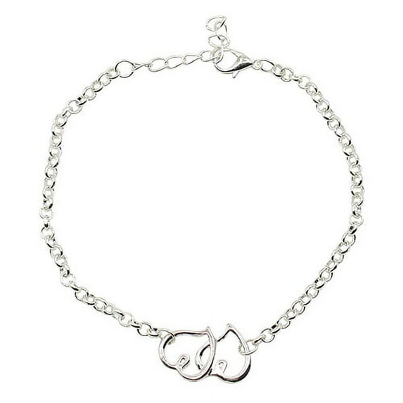 Yesbay Women Anklet Exquisite High-end Hollow Out Heart Shape Ankle Chain Birthday Gift