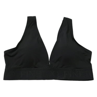 Yesbay Women Bra Deep V Neck Push-up Wireless Elastic Great Support 3/4 Cup Sweat Absorption Vest Type Yoga Jogging Daily Wear Bra