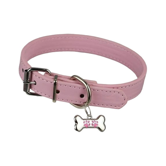 Yesbay Women Choker Necklace Bone Charm Multi Holes Adjustable Length Metal Buckle Artificial Leather Short Necklace