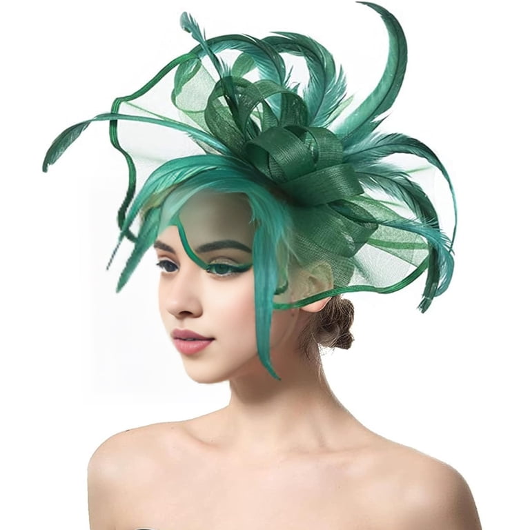 Yesbay Women Fascinator Hat Tea Party Wedding Flower  display picture 1