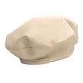 thumbnail image 1 of Yesbay Women Faux Leather Beanie Beret Cap Warm Flat Painter Hat, 1 of 8