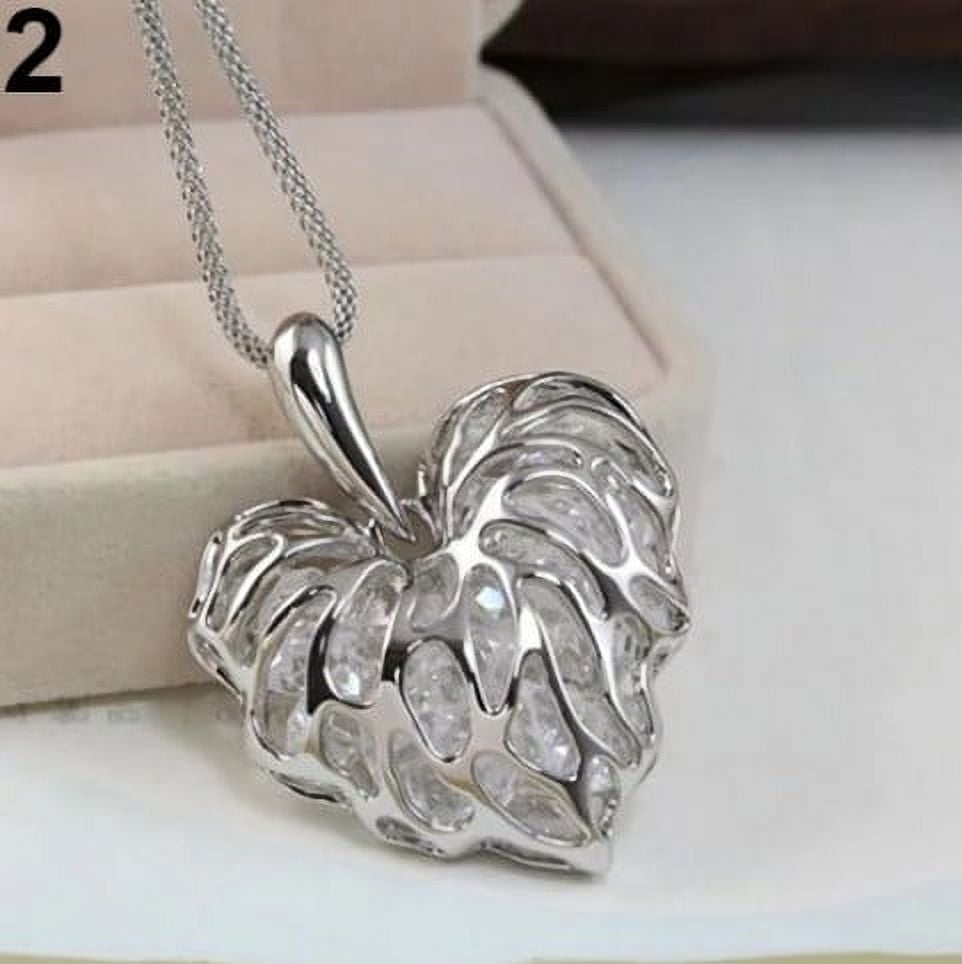 Ansley Heart Long Pendant Necklace | Heart jewelry, Long pendant, Long  pendant necklace