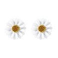 thumbnail image 1 of Yesbay Women Painting Daisies Flower Ear Stud Earrings Piercing Jewelry Gift, 1 of 7