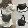 thumbnail image 1 of Yesbay Women Retro Faux Leather Crossbody Adjustable Shoulder Bag Handbag Clutch,Black, 1 of 8