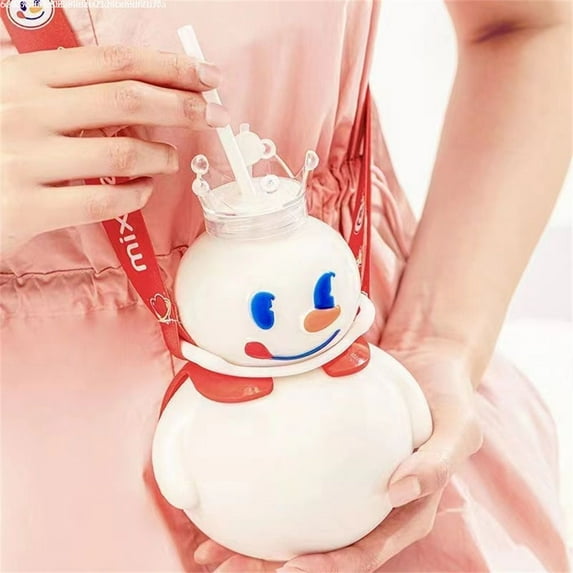 ton cup multifunctional cute snow king ton cup straw cup cup cup