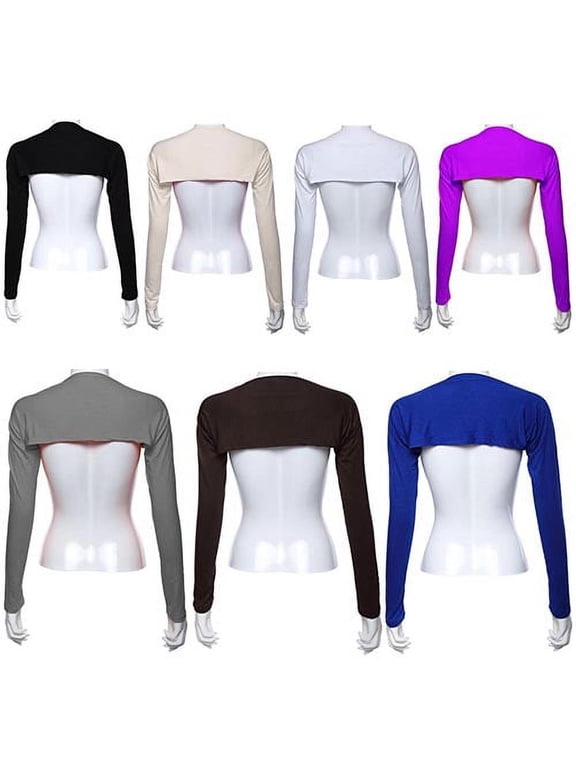 Women's Modal Cotton One Piece Shoulder Sleeve Arm Cover White
