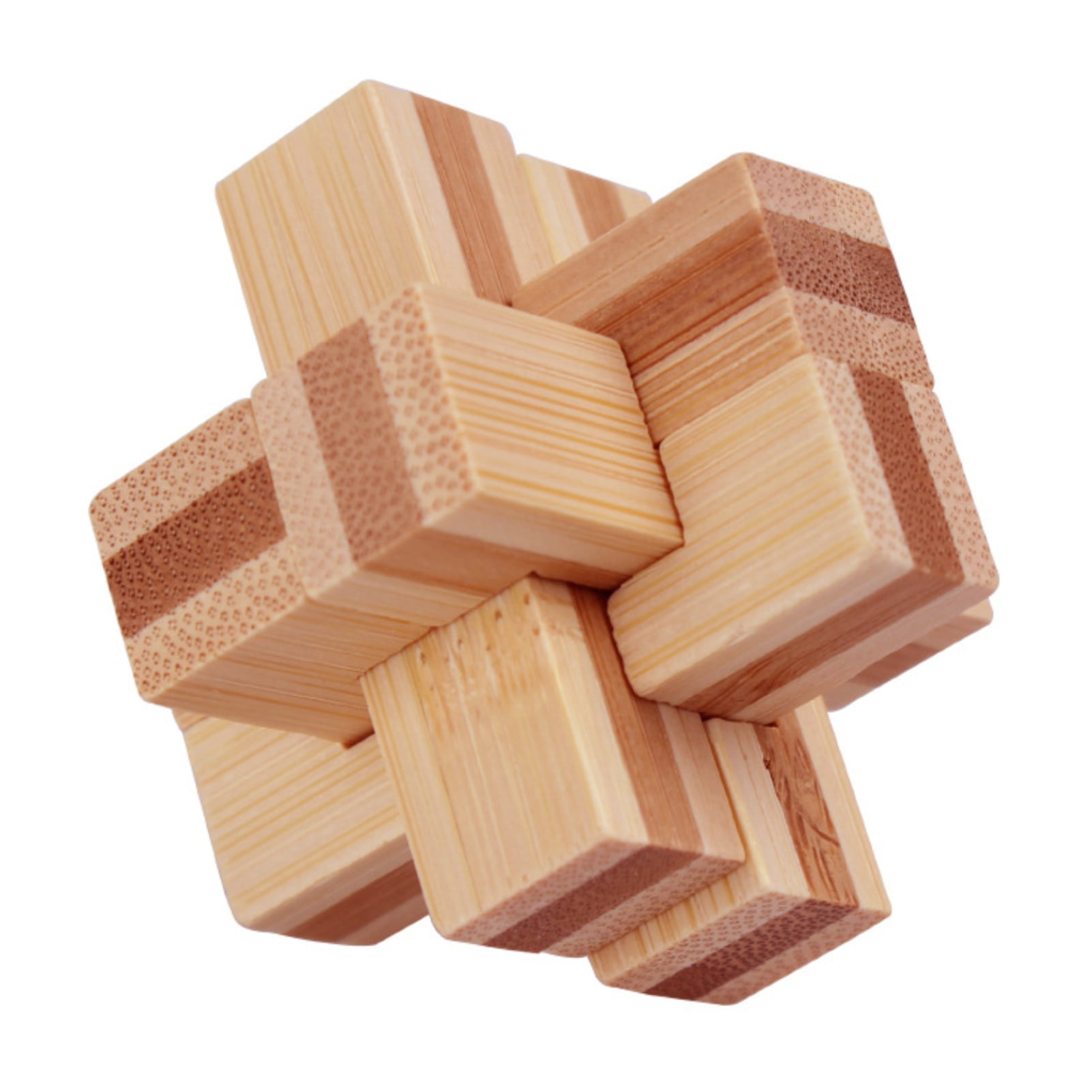 Chonor 3D Puzzle Del Metallo Rompicapo Del Cervello In Legno Set Di 6 - Foto 11