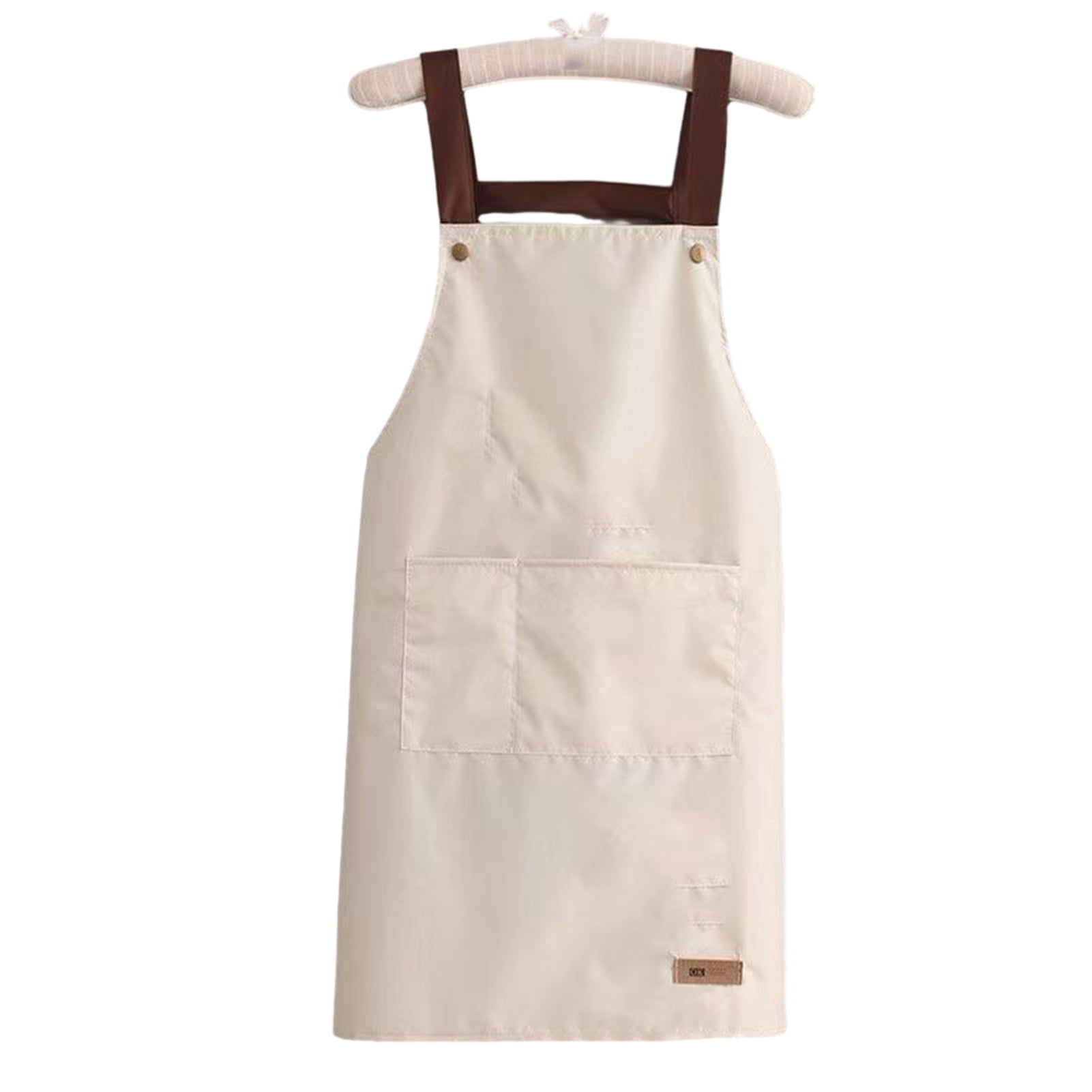 Yesbay Work Apron Waterproof Oil-proof Apron with Large Pockets