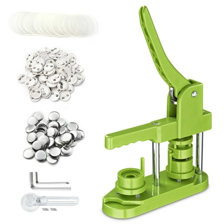 Yescom 1" 25mm Pin Badge Maker Machine Backpack Installation-Free DIY Button Punch Press Kit