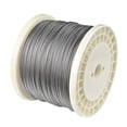 thumbnail image 1 of Yescom 1/8" T316 Stainless Steel Cable Wire Rope 7x7 Aircraft Strand Railing Decking Coil Reel 1000 Ft, 1 of 12