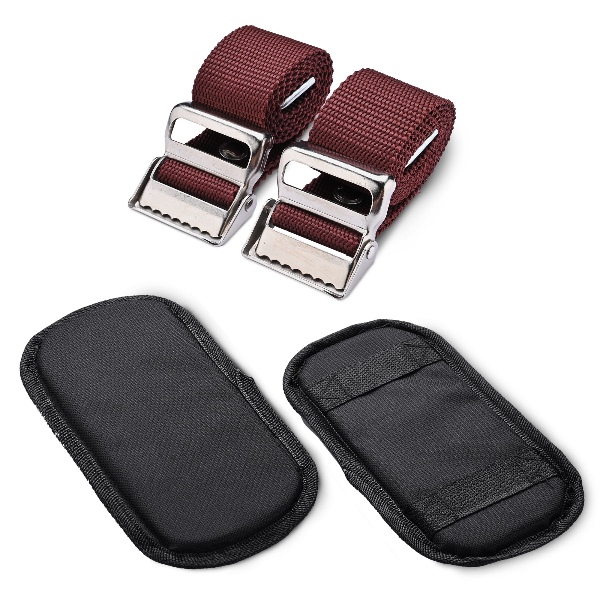 1 Pair Leg Band Straps & Stilt Pad Replacement Kit for Drywall