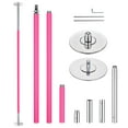 thumbnail image 1 of Yescom 10.9 Ft Static Spinning Dancing Pole Kit 45mm Silicone Party Club Exercise Pink, 1 of 9