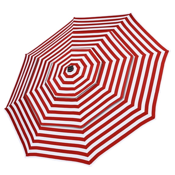 Yescom 10 Ft 3-Tier Patio Umbrella Replacement Canopy Market Table Top Sunshade Cover