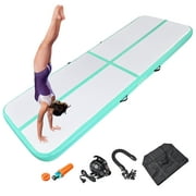 Yescom 10 Ft Inflatable Tumbling Mat Air Mat Track Gymnastics Cardio Workout Home Gym Club