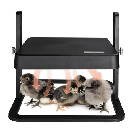 Yescom 10"x10" Chick Heating Plate Brooder Plate Adjustable Height Warms up to 15 Chick
