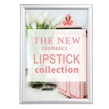 Yescom 10"x13" Poster Frame with Transparent PVC Film Picture 1" Aluminum Profile Photo Display Wall Mount Decor