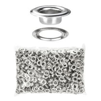 Yescom 1000 sets of Grommet Kit 1/2 inch Size #4 Nickel Eyelets and Washers for Hand Press Apparel Leather Printing Tarp