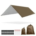 thumbnail image 1 of Yescom 10x13FT Camping Tent Tarp Hammock Rain Fly Waterproof Hiking Backpacking Shelter, 1 of 10