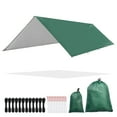 thumbnail image 1 of Yescom 10x13FT Camping Tent Tarp Hammock Rain Fly Waterproof Hiking Backpacking Shelter, 1 of 10