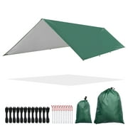 Yescom 10x15FT Camping Tent Tarp Hammock Rain Fly Waterproof Hiking Backpacking Shelter