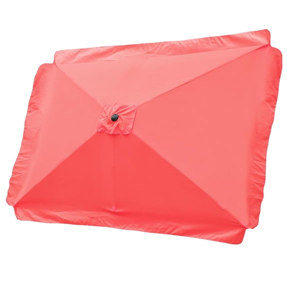 Yescom 10x6ft Universal Replacement Umbrella Canopy with Tippet Top Cover Patio Beach