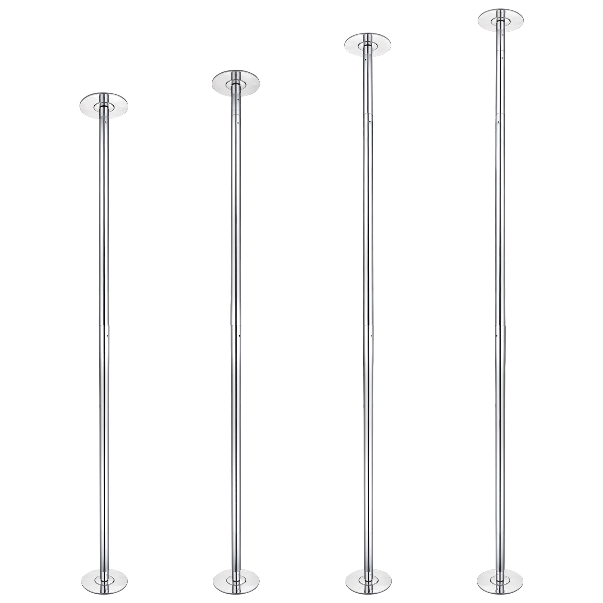 Kit Barre De Pole Dance Yescom – 10FT (3m), Statique Et Rotatif, Pour Exercice, Club, Noir