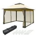 thumbnail image 1 of Yescom 11x11ft Pop-Up Gazebo Tent with Netting Carry Bag Carry Bag Party Home Backyard, 1 of 9