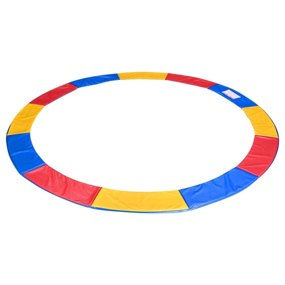 Yescom 12 ft Universal Replacement Round Trampoline Safety Pad PVC EPE Foam Protection Multicolor
