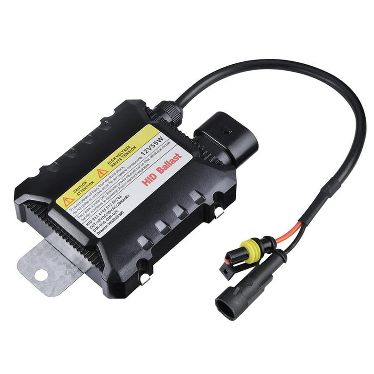 Yescom 12V 55W HID Ballast Replacement Universal for Xenon Light H1 H3 H7 H8 9005 9006 Pack of 2