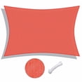 thumbnail image 1 of Yescom 12x8 Ft 97% UV Block Rectangle HDPE Sun Shade Sail Heavy Duty Canopy Backyard, 1 of 11