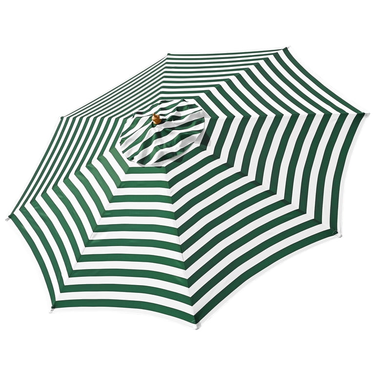 Yescom 13 Ft Patio Umbrella Replacement Canopy, Green White Stripe, UV Protection - Walmart.com Yescom 13 Ft Patio Umbrella Replacement Canopy, Green White Stripe, UV Protection - Walmart.com